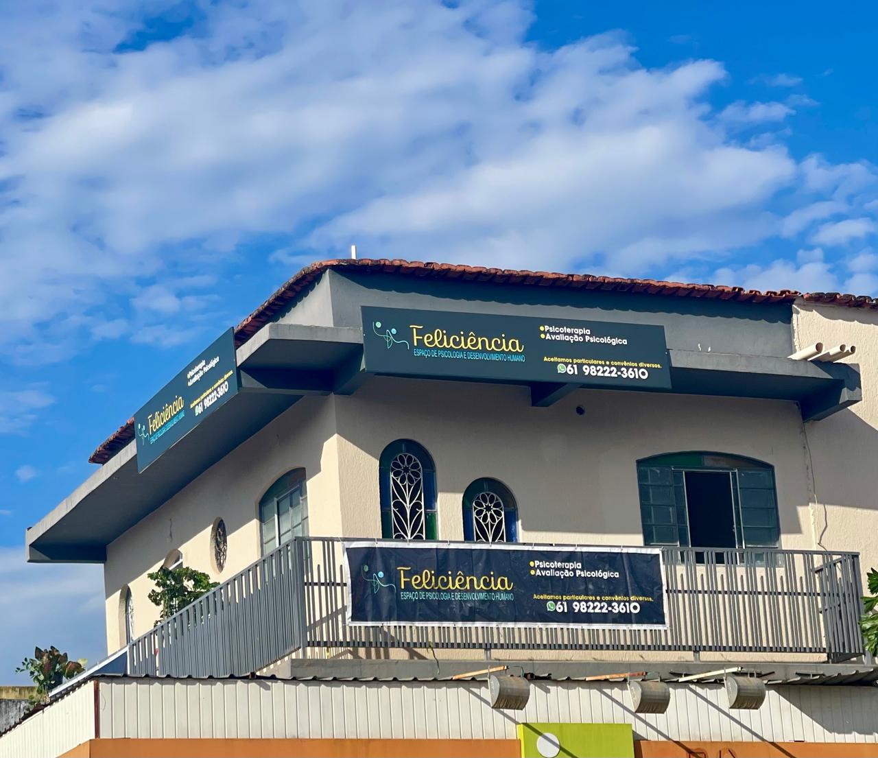 Fachada da Clínica Feliciência em Sobradinho DF